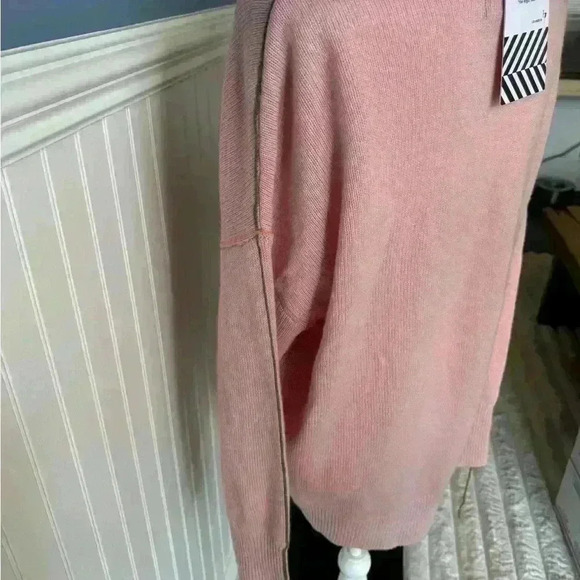 NWT Free People Sandrine Rose Bubble Sweater ~ Powder ~ S (oversized) - Picture 9 of 13